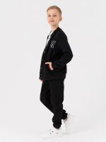 Бомбер однотонный для мальчика Cegisa 2831 122 см Черный  Фото №2