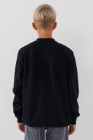 Бомбер однотонний для хлопчика Cegisa 2832 146 см Чорний  Фото №3