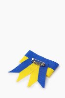Брошка 5 x 4,5 см Жовто-синій 25039 Україна (2000989175803A)  Фото №0