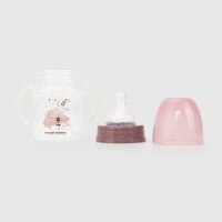 Пляшка антиколікова Canpol Babies 35/236_pin Easystart Sleepy Koala з широким отвором 120 мл Рожевий (2000990204158)  Фото №1