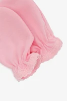 Царапки для малюків Mini Papi 201 One Size 2 шт Рожево-молочний (2000990746351D)  Фото №4