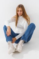 Ботинки женские Meideli D51-17 36 Молочный  Фото №1