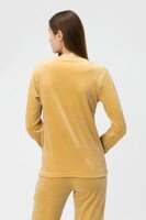 Cвітшот з принтом жіночий Nicoletta 87119-K S Бежевий (2000990026507D)  Фото №1