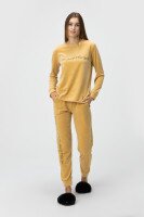 Cвітшот з принтом жіночий Nicoletta 87119-K S Бежевий (2000990026507D)  Фото №2