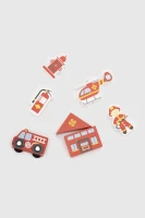 Дополнительный набор к железной дороге &quot;Пожарная станция&quot; Viga Toys 50815 Разноцветный (6934510508159)  Фото №7