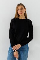 Джемпер однотонный женский Park karon 10924 One Size Черный