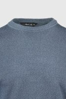 Джемпер однотонний чоловічий Akin Trico 1123 XL Джинсовий (2000990709981D)  Фото №5