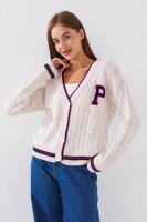 Кардиган однотонный женский Park karon 8035 One Size Молочный (2000989849629D)  Фото №1