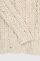 Джемпер однотонний жіночий Femme 1002 One Size Молочний (2000989870630D)  Фото №8