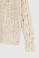 Джемпер однотонний жіночий Femme 1002 One Size Молочний (2000989870630D)  Фото №6