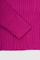 Джемпер однотонний жіночий Femme 1013 One Size Малиновий (2000989871088W)  Фото №7