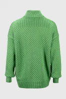Джемпер однотонний жіночий Femme 1017 S Зелений (2000989871293D)  Фото №6