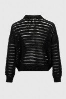 Джемпер однотонний жіночий Femme 2024 One Size Чорний (2000990221469D)  Фото №6