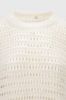 Джемпер однотонний жіночий Femme 2024 One Size Молочний (2000990221452D)  Фото №6