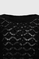 Джемпер однотонный женский Femme 2025 One Size Черный (2000990221513D)  Фото №7