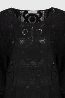 Джемпер однотонный женский On me 2302 One Size Черный (2000990337665D)  Фото №7