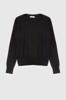 Джемпер однотонный женский Park karon 10285 One Size Черный (2000989850335D)  Фото №5