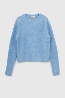 Джемпер однотонный женский Park karon 8028 One Size Голубой (2000989850687W)  Фото №5