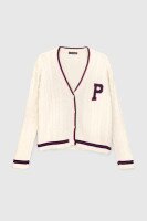 Кардиган однотонный женский Park karon 8035 One Size Молочный (2000989849629D)  Фото №6