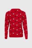Джемпер с узором женский Gerekli 4374 АА 2XL Красный (2000990165954W)(NY)(SN)  Фото №7