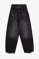 Джинсы Baggy женские Zeo Basic 4542 34 Темно-серый (2000990723604D)  Фото №4