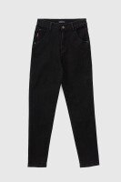 Джинси Mom Fit жіночі 3013 25 Чорний (2000990693334D)  Фото №4