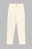 Джинсы Mom Fit женские 801 XL Молочный (2000990501936S)  Фото №5