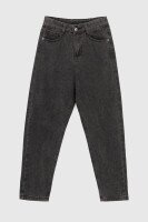 Джинсы Mom Fit женские 801 M Серый  Фото №6