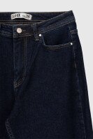 Джинсы Mom Fit женские Karol D-188 36 Темно-синий (2000990312082D)  Фото №10