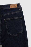 Джинсы Mom Fit женские Karol D-188 36 Темно-синий (2000990312082D)  Фото №11
