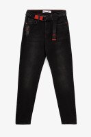 Купити Джинси Mom Fit жіночі Zeo Basic 2260 34 Чорний Артикул: 2000990956170 Фото мініатюра № 6