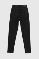 Джинсы Mom Fit женские Zeo Basic 3824 34 Темно-серый (2000990098177D)  Фото №8