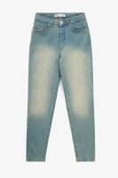 Купити Джинси Mom Fit жіночі Zeo Basic 4155 34 Синій Артикул: 2000990955197 Фото мініатюра № 5