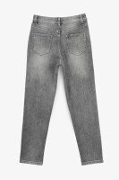 Джинси однотонні Mom Fit жіночі 6453 25 Сірий  Фото №9