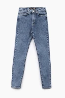 Джинсы Slim Fit женские On me 2910 baza 34 Синий (2000989542155D)  Фото №4
