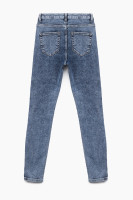Джинси Slim Fit жіночі On me 2910 baza 32 Синій (2000989542148D)  Фото №7