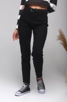 Джинси Mom Fit Karol D550 36 Чорний (2000989405382D)  Фото №1