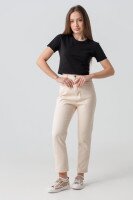 Джинсы Mom Fit женские 801 XL Молочный (2000990501936S)  Фото №2