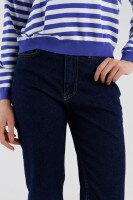 Джинсы Mom Fit женские Karol D-188 36 Темно-синий (2000990312082D)  Фото №2