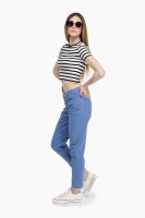 Джинсы Mom fit женские Karol D-315 34 Голубой (2000989692508D)  Фото №3
