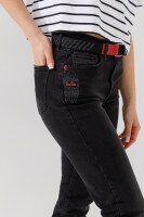 Купити Джинси Mom Fit жіночі Zeo Basic 2260 34 Чорний Артикул: 2000990956170 Фото мініатюра № 3