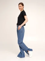 Джинси Regular fit жіночі LAWA WBC02366 34 Блакитний  Фото №0