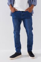 Джинси Slim Fit чоловічі 2271 27 Синій (2000990729361D)  Фото №0