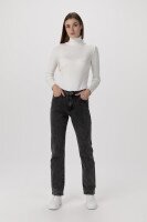 Джинсы женские Regular fit Zeo Basic 3814 36 Темно-серый (2000990211972D)  Фото №3