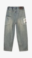 Джинси Baggi для дівчинки Yekipeer B-06 128 см Блакитний  Фото №3