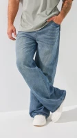 Джинси Baggy Fit чоловічі  W012 28 Синій  Фото №0