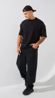 Джинси Baggy Fit чоловічі  W015 30 Чорний  Фото №1
