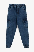 Джинси Joggers для хлопчика Pitiki 9015-1 110 см Синій