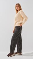 Джинси Mom Fit однотонні жіночі  Vanver B82071 28 Коричневий  Фото №1