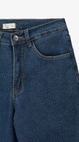 Купити Джинси Mom Fit жіночі On me 1908 40 Синій Артикул: 2000999288098 Фото мініатюра № 8